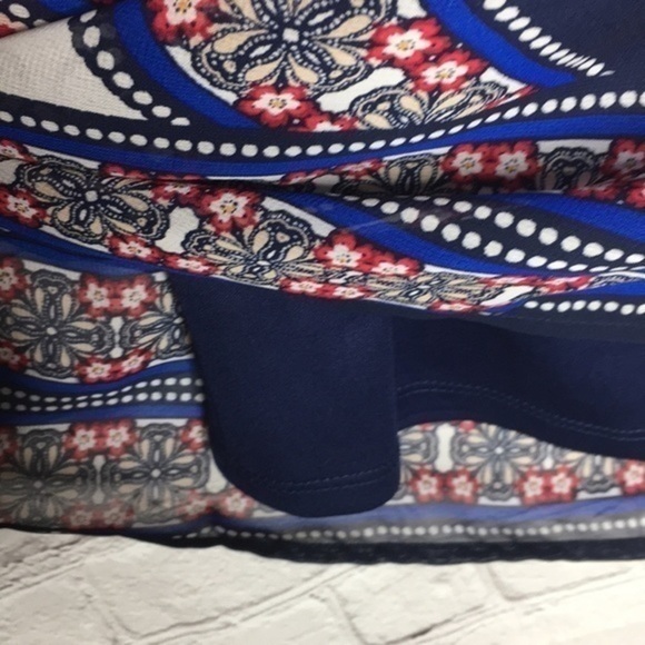 APT 9 floral boho sheer bell sleeves tunic top - Picture 9 of 9